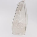 HERMES Vinyl Kelly Hand Bag Vinyl Clear Gold Auth bs35905-4