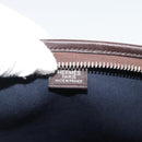 HERMES Mrs. Hippies Shoulder Bag Leather Navy Dark Brown Auth bs35909V-19