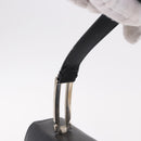 Salvatore Ferragamo Hand Bag Leather Black Silver Auth bs35910-10