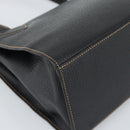 LOEWE Tote Bag Leather Black Gold Auth bs35912-14