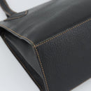 LOEWE Tote Bag Leather Black Gold Auth bs35912-16