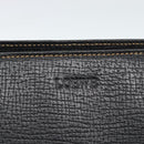 LOEWE Tote Bag Leather Black Gold Auth bs35912-17