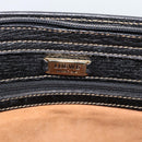 LOEWE Tote Bag Leather Black Gold Auth bs35912-11