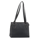 LOEWE Tote Bag Leather Black Gold Auth bs35912-1