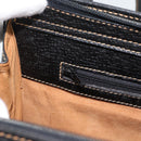 LOEWE Tote Bag Leather Black Gold Auth bs35912-20