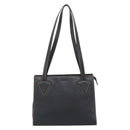 LOEWE Tote Bag Leather Black Gold Auth bs35912-13