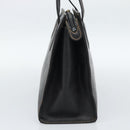 LOEWE Tote Bag Leather Black Gold Auth bs35912-4