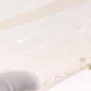 HERMES Vinyl Kelly Hand Bag Vinyl Clear Gold Auth bs35913-12