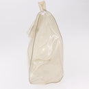 HERMES Vinyl Kelly Hand Bag Vinyl Clear Gold Auth bs35913-4