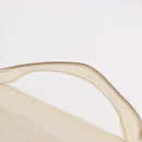 HERMES Vinyl Kelly Hand Bag Vinyl Clear Gold Auth bs35913-9