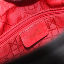 Christian Dior Canage Hand Bag Canvas Black Gold Auth bs35917-21