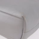Christian Dior Maris Pearl Hand Bag Leather Silver Auth bs35918A-15