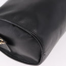Christian Dior Shoulder Bag Leather Black Gold Auth bs35919-10