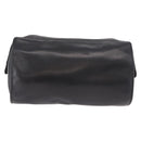 Christian Dior Shoulder Bag Leather Black Gold Auth bs35919-2