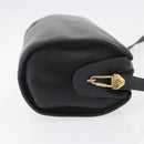 Christian Dior Shoulder Bag Leather Black Gold Auth bs35919-4