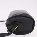 Christian Dior Shoulder Bag Leather Black Gold Auth bs35919-5