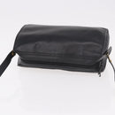 Christian Dior Shoulder Bag Leather Black Gold Auth bs35919-6