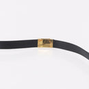 Christian Dior Shoulder Bag Leather Black Gold Auth bs35919-8