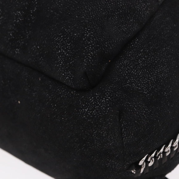 Stella MacCartney Backpack Polyester Black Silver Auth bs35920