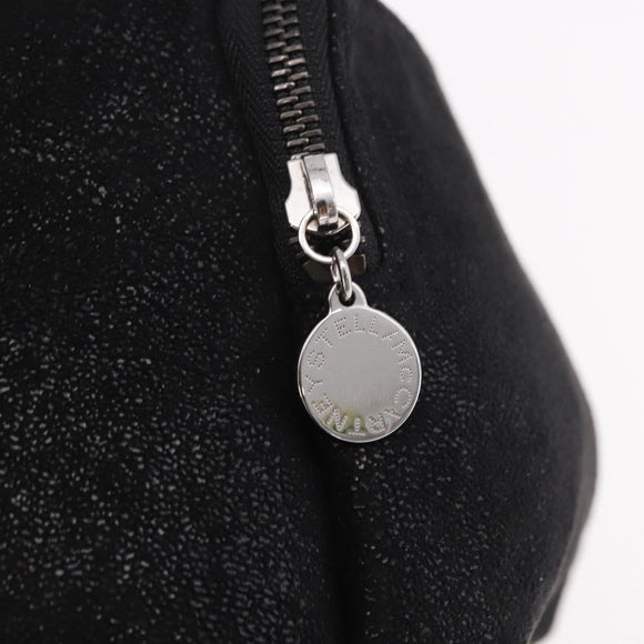 Stella MacCartney Backpack Polyester Black Silver Auth bs35920