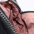 Stella MacCartney Backpack Polyester Black Silver Auth bs35920-20