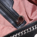 Stella MacCartney Backpack Polyester Black Silver Auth bs35920-23