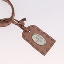FENDI Celeria Hand Bag Leather Pink Silver 8BR355 Auth bs35921-17