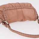 FENDI Celeria Hand Bag Leather Pink Silver 8BR355 Auth bs35921-7