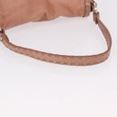 FENDI Celeria Hand Bag Leather Pink Silver 8BR355 Auth bs35921-8