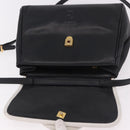 FENDI Hand Bag Leather 2way Black Auth bs35922-20