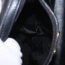 FENDI Hand Bag Leather 2way Black Auth bs35922-26