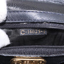 FENDI Hand Bag Leather 2way Black Auth bs35922-12
