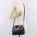 FENDI Hand Bag Leather 2way Black Auth bs35922-27