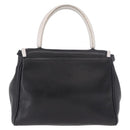 FENDI Hand Bag Leather 2way Black Auth bs35922-2