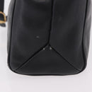 FENDI Hand Bag Leather 2way Black Auth bs35922-4