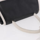 FENDI Hand Bag Leather 2way Black Auth bs35922-7