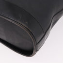 Christian Dior Trotter Shoulder Bag PVC Black Gold Auth bs35923-14