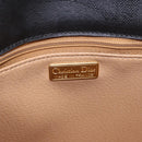 Christian Dior Trotter Shoulder Bag PVC Black Gold Auth bs35923-18