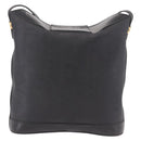 Christian Dior Trotter Shoulder Bag PVC Black Gold Auth bs35923-3