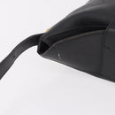 Christian Dior Trotter Shoulder Bag PVC Black Gold Auth bs35923-7