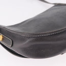 LOEWE Anagram Shoulder Bag Navy Gold Auth bs35924-12
