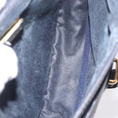 LOEWE Anagram Shoulder Bag Navy Gold Auth bs35924-17