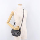 LOEWE Anagram Shoulder Bag Navy Gold Auth bs35924-22