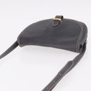 LOEWE Anagram Shoulder Bag Navy Gold Auth bs35924-6