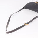 LOEWE Anagram Shoulder Bag Navy Gold Auth bs35924-7