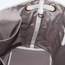 Christian Dior Canage Tote Bag Canvas Gray Gold Auth bs35925-18