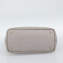 Christian Dior Canage Tote Bag Canvas Gray Gold Auth bs35925-5