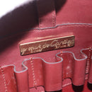 CARTIER Must Line Shoulder Bag Bordeaux Gold Auth bs35926-10