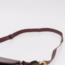 CARTIER Must Line Shoulder Bag Bordeaux Gold Auth bs35926-8