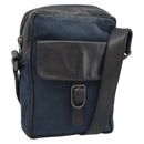 BOTTEGA VENETA Shoulder Bag Canvas Navy 113097 Auth bs35933-1